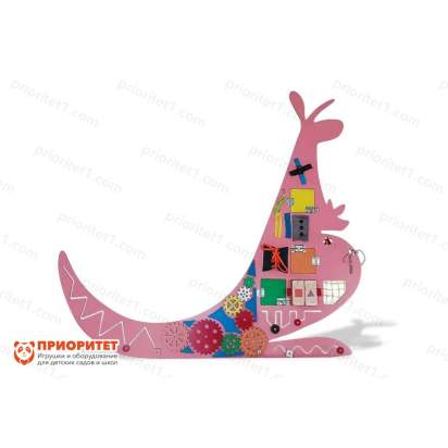 Бизиборд «Розовый кенгуру»