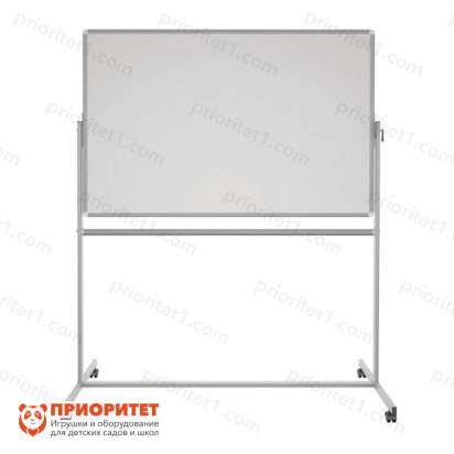 Поворотная магнитная полимерная школьная доска 1700х1000 комбинированная (мел маркер) 1_1