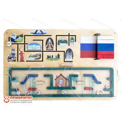Набор тактильно-развивающих панелей Моя страна - Россия 4