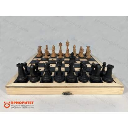 Шахматы для незрячих с деревянной доской 5_1