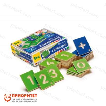 Тактильные цифры и математические знаки