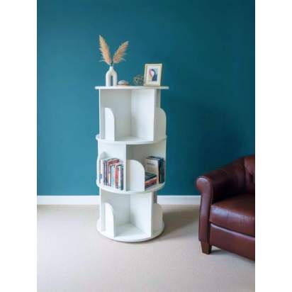 Полка для книг крутящаяся Нарния, белый_1