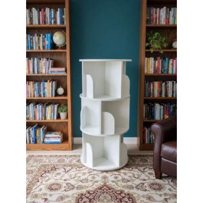 Полка для книг крутящаяся Нарния, белый1_1