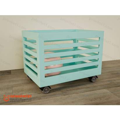 Мобильная тумба для игрушек Мятная сказка_2_1