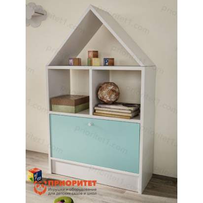 Стеллаж Домик героя (мятный)