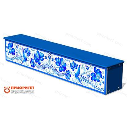 Ящик-скамья для теневых навесов «Гжель М1»_1