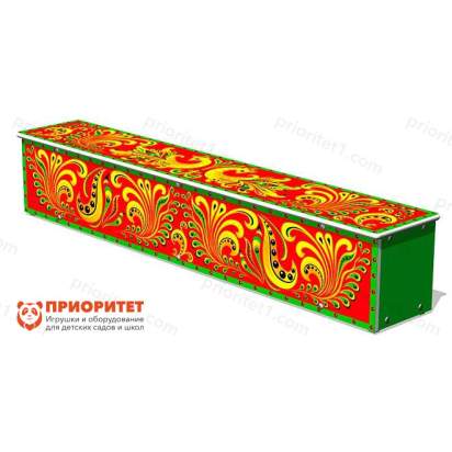 Ящик-скамья для теневых навесов «Хохлома»_1