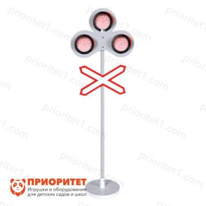 Набор светодиодных светофоров ЖД переезд 3 сигнала мобильный_1-fotor-bg-remover-20231004142347_1