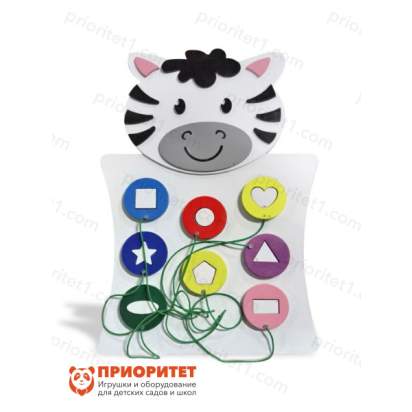 Бизиборд «Любопытная зебра»