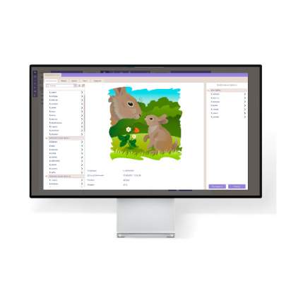 Интерактивное зеркало логопеда 28,8 дюйма, без ноутбука