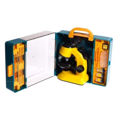 Игровой набор Переносная лаборатория. Микроскоп и 15 предметов 2_1