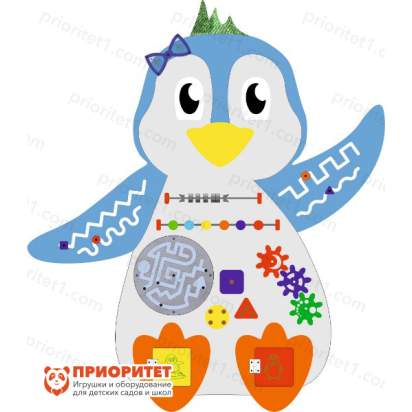 Бизиборд «Радостный пингвин»-04