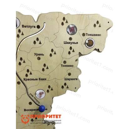 Большая карта Нижегородской области_1