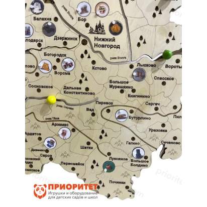 Большая карта Нижегородской области 2_1