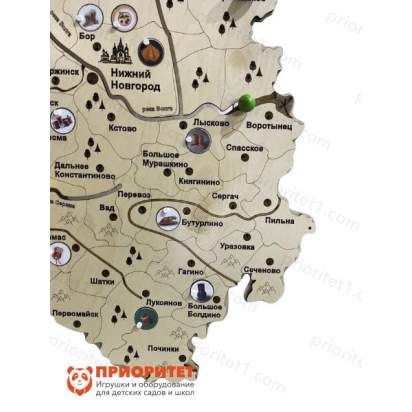 Большая карта Нижегородской области_4
