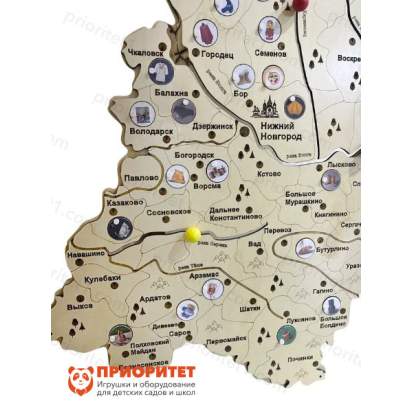 Большая карта Нижегородской области 5_1