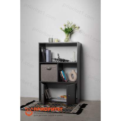 Стеллаж ЛОФТ с дверцами и полками (1)_1