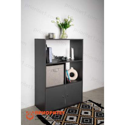 Стеллаж ЛОФТ с дверцами и полками (3)_1