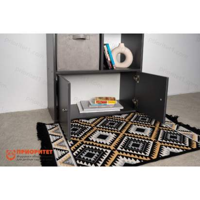 Стеллаж ЛОФТ с дверцами и полками (4)_1