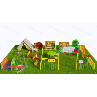 Туристическая площадка «Привал на полянке» (Комплект Про 2) 3_1