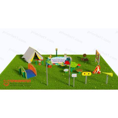 Туристическая площадка «Привал на полянке» (Комплект Оптима 1) 2_1