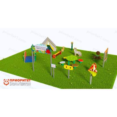 Туристическая площадка «Привал на полянке» (Комплект Оптима 1) 3_1