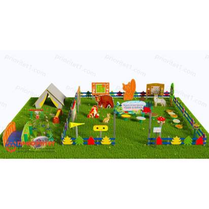 Туристическая площадка «Привал на полянке» (Комплект Максимальный 3) 2_1