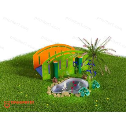 Игровая зона «Мостик и водоем»_1