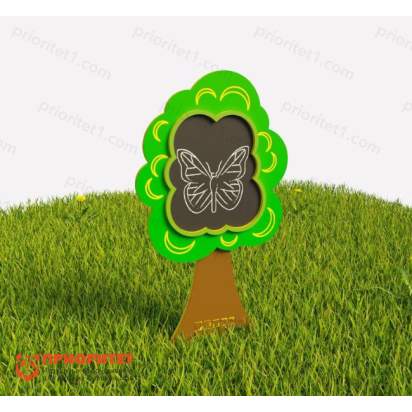 Магнитно-меловой магнитно-маркерный модуль «Дерево»_1