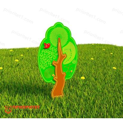 Развивающий тактильный топиарий «Дерево»_1