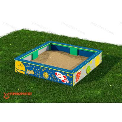 Комплект «Песочница с ПДД». Космос. 150х150х30 (1)_1