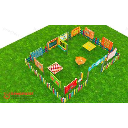 Дидактическая площадка «Любознайкино» Оптима плюс. 16 игровых модулей (2)_1