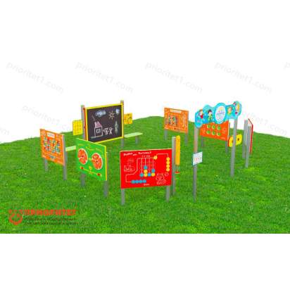 Дидактическая площадка «Любознайкино» Стандарт. 6 игровых модулей (2)_1