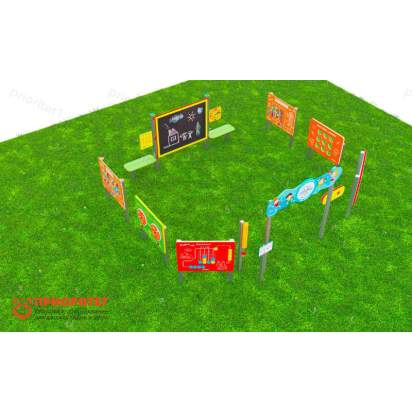 Дидактическая площадка «Любознайкино» Стандарт. 12 игровых модулей (1)_1