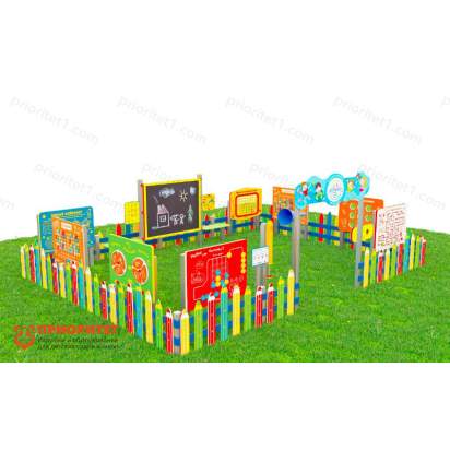 Дидактическая площадка «Любознайкино» Престиж плюс. 16 игровых модулей (1)_2