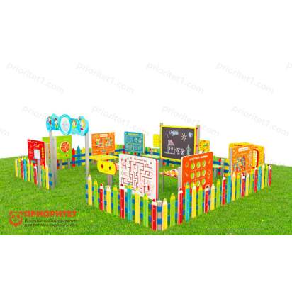 Дидактическая площадка «Любознайкино» Люкс плюс. 8 игровых модулей (3)_1