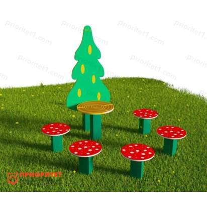 Комплекс для групповых занятий и игр «Лесная полянка»_1