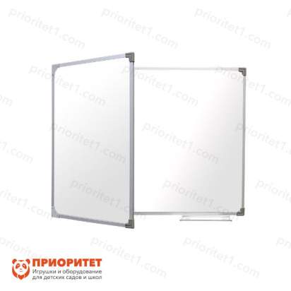 Двухэлементная магнитно-маркерная доска 100х255 - алюминиевый профиль створка слева 85х17_1
