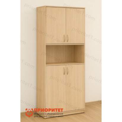 Шкаф универсальный Приоритет белый (1)_1
