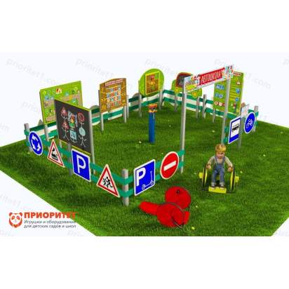 Детская профориентационная игровая площадка АВТОШКОЛА (Эконом-3) (4)_1