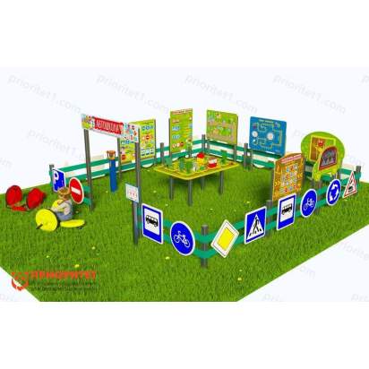 Детская профориентационная игровая площадка АВТОШКОЛА (Оптима-3) (4)_1