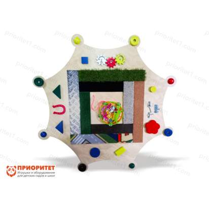 Тактильный диск с декоративными элементами «Веселая игра»