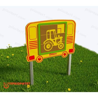 Игровой развивающий модуль Пятнашки Трактор_1