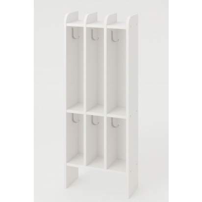 144.3_Вешалка для полотенец 2-х ярусная (3 секции) 43х20х115 мз серии Медовая_1