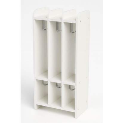 142.3_Вешалка для полотенец 2-х ярусная (3 секции) 43х20х90 мз серии Медовая_1