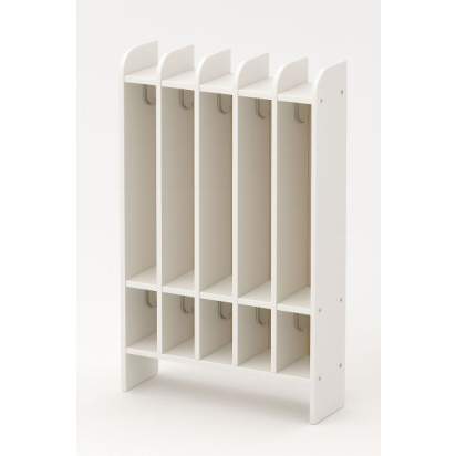 142.5_Вешалка для полотенец 2-х ярусная (5 секций) 70х20х90 из серии Медовая_1