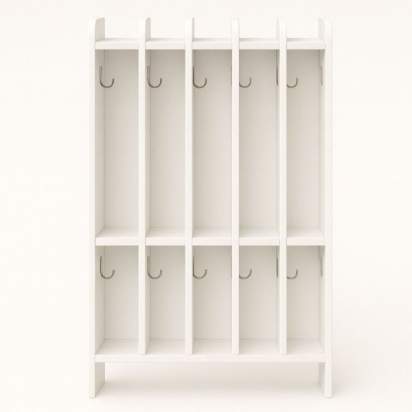 143.5_Вешалка для полотенец 2-х ярусная (5 секций) 70х20х100 из серии Медовая_1