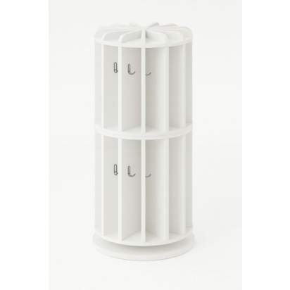 144.7_Вешалка для полотенец круглая на 12 ячеек (50х50х115) из серии Медовая_1