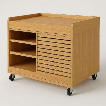 137_Шкаф для рисунков чертежей карт А1 из серии Медовая_1