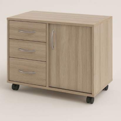 122_Шкаф-тумба канцелярский 1 из серии Медовая_1